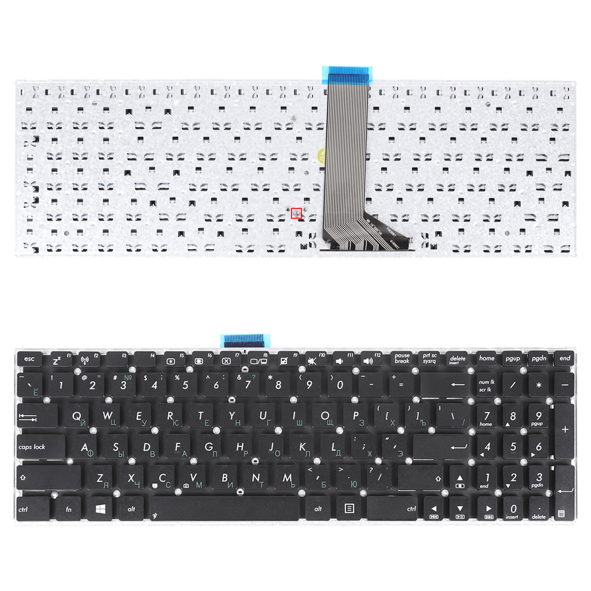 Picture of New Replacement Laptop Keyboard For ASUS X502 BLACK (Without FRAME,Without foil,Win8) RU Layout